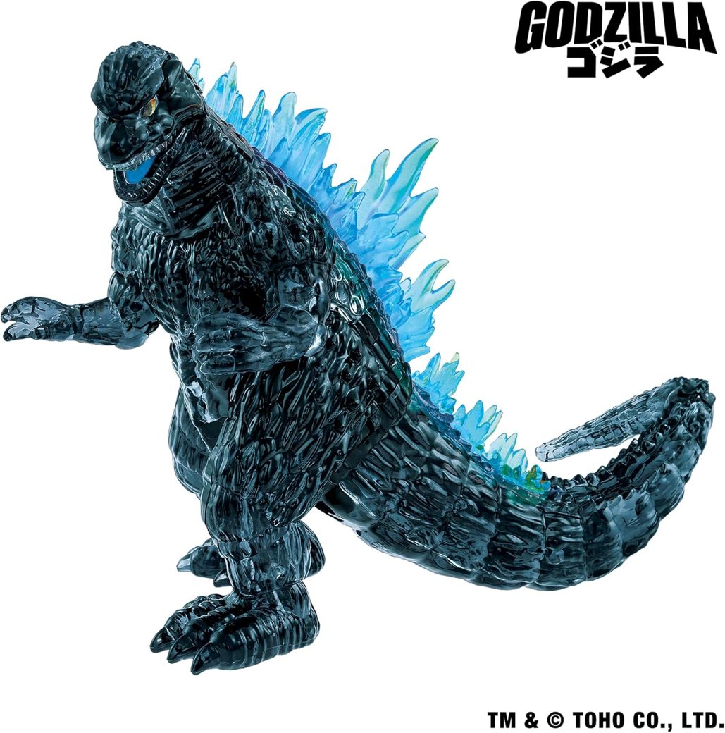 Glowing Godzilla view 3