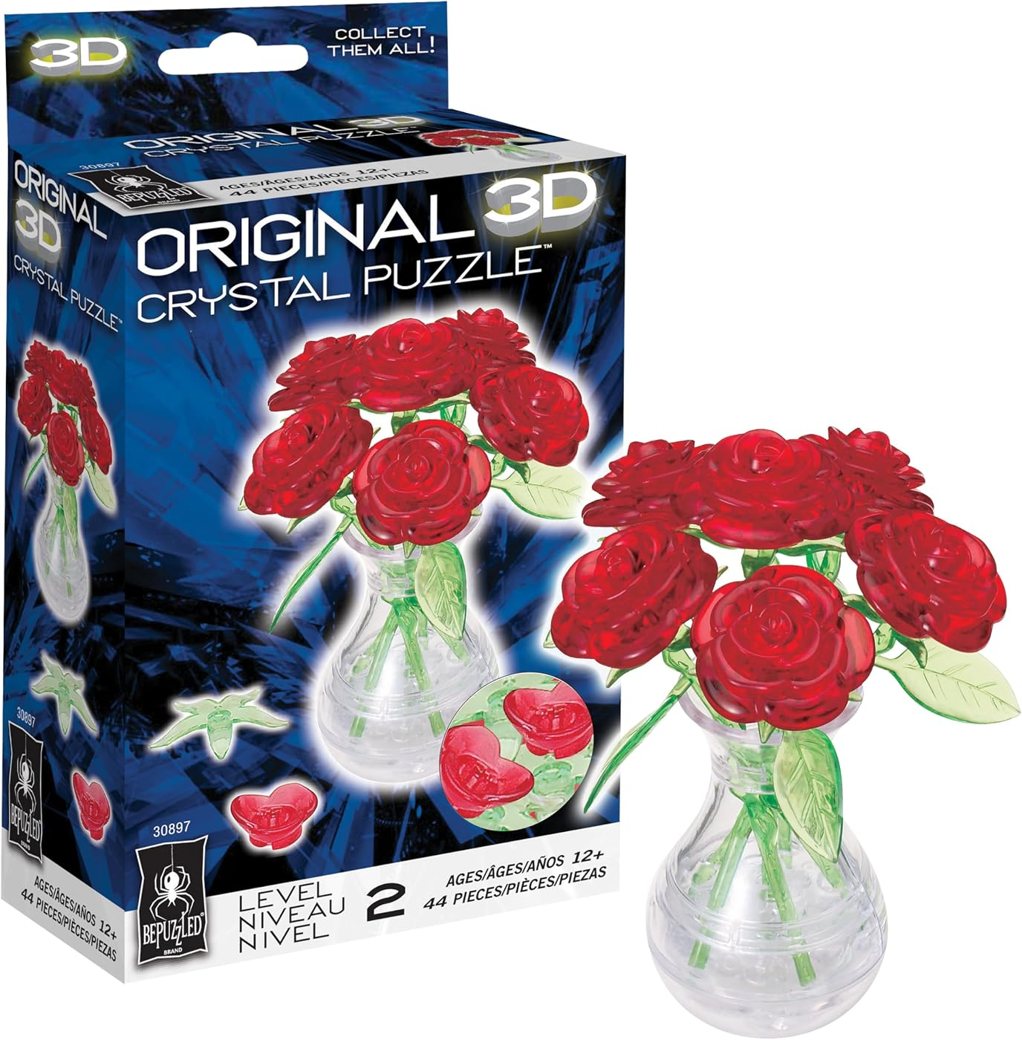Roses in Vase view 2