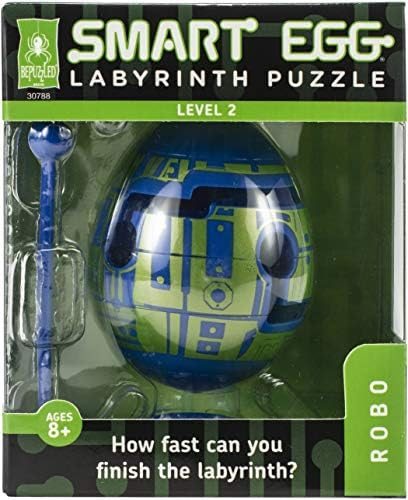 Smart Egg Robo 1-Layer smart egg labyrinth puzzle assembled on a work bench
